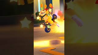 Bowser getting hit in SLO MOTION looks so awesome! #shorts #MarioKart8 #MarioKart #viral #nintendo