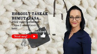 Horgolt táskák kívül-belül folytatás