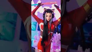 beat that boy with the bat cosplayer Transformation #cute #sexy #gorgeous #dance #tiktok #viral #usa