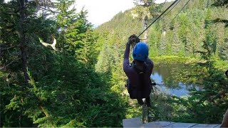 First time ziplining in ALASKA!