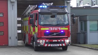 Suffolk Fire & Rescue Service - Sudbury WrL (10reg Spare) & PRT Turnout 02-06-2021