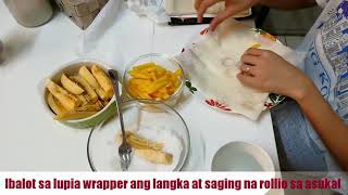 How to make turon..