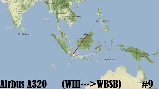 FSX A320 WIII✈✈✈WBSB (Timelapse)  #9