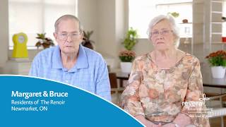 Margaret and Bruce explain how living at Revera help them do what makes them happy, every day.