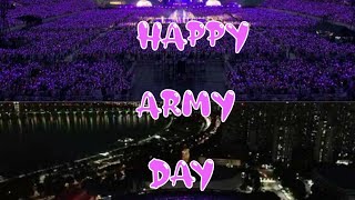 Happy Army Day 💜BTS ARMY💜 ARMY Ocean 💜 BTS ARMY Fullscreen Whatsapp Status 💜 #btsarmy #btsclips