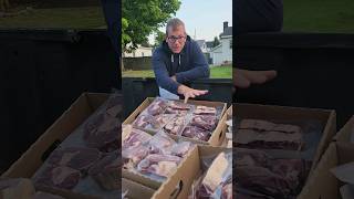 How A Mobile Butcher Operates On Our Farm Part 2 #farmlife #growyourownfood #diy #beef #butcher