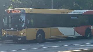 Retired Fairfax connector 2009 New flyer D40LFR #9630 route 305 to Franconia Springfield