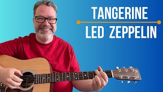 Step by Step Acoustic Guitar Lesson - Tangerine by Led Zeppelin