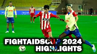 Charles Leclerc Plays for Moncao Charity Football Match #FightAidsCup 2024