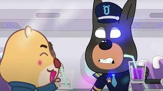 😎Monster How Should I Feel meme Keep Your Things Safe | Safety Tips Police Cartoon Sheriff Labrador