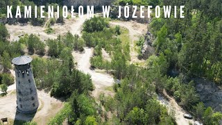 short //Kamieniołom Babia Dolina i baszta widokowa w Józefowie // DRON 4K