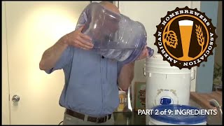 Learning to Homebrew Lesson 2: Brewing Ingredients