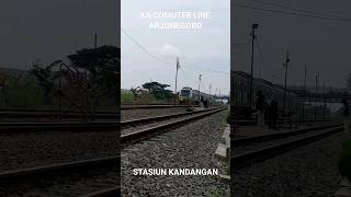 Comuter Line Arjonegoro ( Sidoarjo - Bojonegoro) diStasiun Kandangan #shorts #arjonegoro #keretaapi