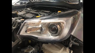 2017 2018 Subaru Forester HID Retrofit Headlights DIY