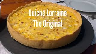 Quiche Lorraine, the Original