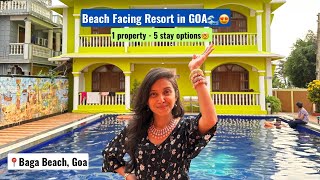 Beach resort in Goa😍🤯| Direct beach access🏖️| Budget friendly✅| Beach facing resort😱