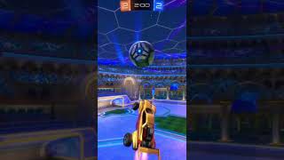 A clean air dribble to get it through #rocketleague #shorts