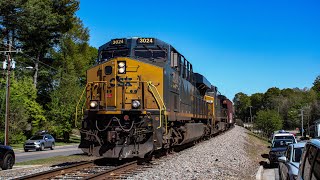 CSX M653, CSX M652, & CSX B650 at Mount Holly