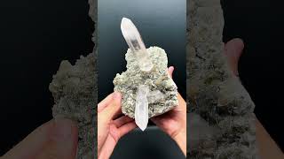 Natural Crytal Quartz with Mica