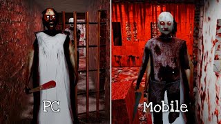 Granny 3 Official Nightmare Mode PC VS Mobile Jumpscares (4K)