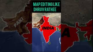 Map editing like dhruv rathee part 2 #shorts #viralshort #dhruvrathee