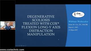 Degenerative Scoliosis - Webinar Wednesday with Dr. Cox - 3/3/21