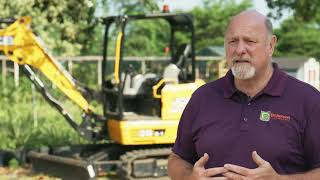 JCB Mini Excavator Testimonial with Dickerson Landscaping