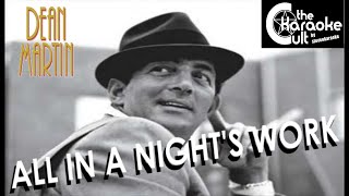 Dean Martin - All In A Night's Work  - SOKC-0244 (KARAOKE)