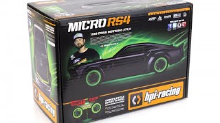 hpi micro rs4 mustang unboxing