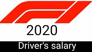 F1 driver's salary 2020