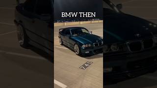 BMW THEN vs NOW 😱😱 #bmw #bmwm #bmwcar #ferrari #automobile #shorts #car