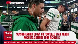 Season Ending Blow US Football Star Aaron Rodgers Suffers Torn Achilles, Out for the Year