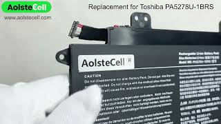 Replacement battery for Toshiba PA5278U-1BRS 11.4V 57.48Wh 3 cells