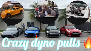 🔴CRAZY DYNO PULLS  1000 HORSEPOWER | GTR LAMBORGHINI BMW AUDI VIPER