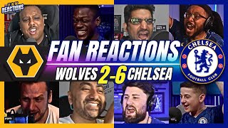 CHELSEA & RIVALS FANS SHOCKED🤯REACTION TO WOLVES 2-6 CHELSEA | 24/25 PREMIER LEAGUE