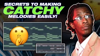 SECRETS TO MAKING CATCHY MELODIES EASILY! ( How To Make Melodies Easily Fl Studio )