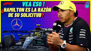 💣 VEA ESO!    ¿HAMILTON ES LA RAZÓN DE SU SOLICITUD?  🔔