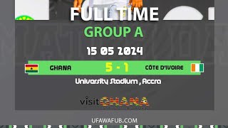 Video: Watch how Ghana's Black Starlets thrashed Ivory Coast 5-1 in WAFU Zone B-U17 tournament