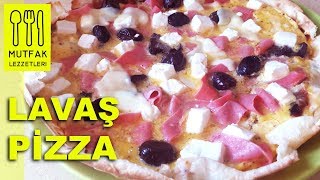 Lavaş Pizza Nasıl Yapılır | Evde Kolay Pizza Yapımı - Öğrenci Yemekleri