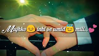 Romantic Whatsapp status