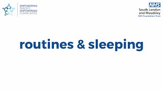 Routines and Sleep