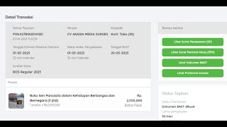 CARA CETAK INVOICE PESANAN BUKU DARI SIPLAH