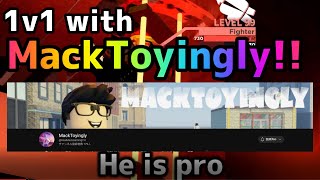 ROBLOX BOXING LEAUGE 1v1 with @MackToyingly !!