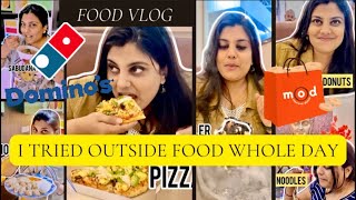 Morning breakfast ru dinner menu | Odia blogger in Bangalore| #pizza #donuts #momos #noodles #eating