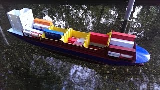 RC Containerschiff H0 Teil 2