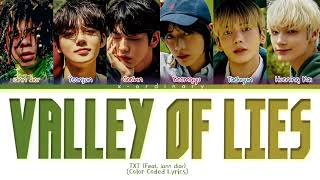 TXT (투모로우바이투게더) 'Valley of Lies (feat. iann dior)' Lyrics (Color Coded Lyrics) 가사