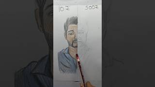 leo drawing Thalapathy Vijay sir 😍🔥🔥 #sort #leo