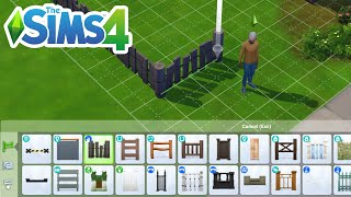 How To Build Fence (Tutorial) - The Sims 4