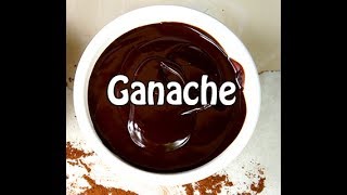 como hacer ganache de chocolate, super fácil