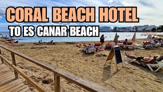 Getting from Coral Beach Hotel to Es Canar Beach